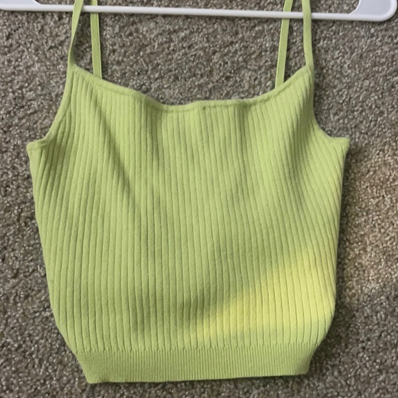 PacSun Tops - green knit tank top